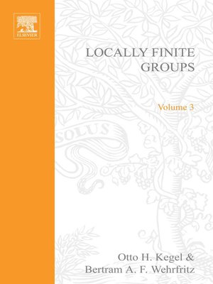 cover image of Locally Finite Groups